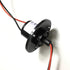 Taidacent 2 Wires 15A 20A 30A 40A 60A Slip Ring Collector Ring Rotary Electrical Contact (10A)...