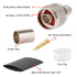 XRDS -RF 5 Pack N Male Crimp Connector 50 ohm N Male Plug Rf Crimp Connector for LMR400 Belden 9913 RG8...