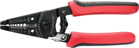 Gardner Bender GS-360 Electrical Wire Stripper & Lock Tool, Comfort Grip, Solid & Stranded Wire, 10-20 AWG,Red...