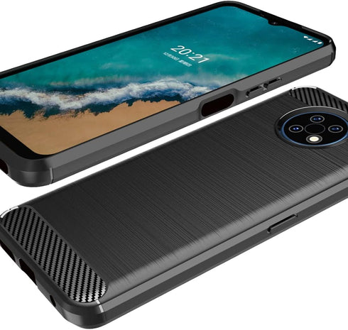 Osophter for Nokia G50 Case,Nokia G50 5G Phone Case with 2pcs Screen Protector Shock-Absorption Flexible TPU Rubber Protective Cell Phone Cover fo...