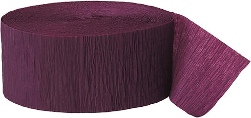 Pretty Purple Crepe Streamer - 81 ft (1 Count) - Vibrant Party Decoration For Birthdays, Weddings & Events...