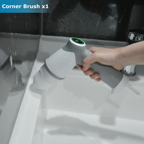 Replaceable Brush Heads Set for Model ECB 881, 7 Pcs, Replacement Heads for Kecoreay Power Shower Scrubber...