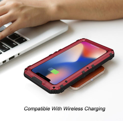 seacosmo Waterproof iPhone XR Case with Built-in Screen Protector, 360 Full Body Protective Military Grade Rugged Shockproof Case Cover Compatible...