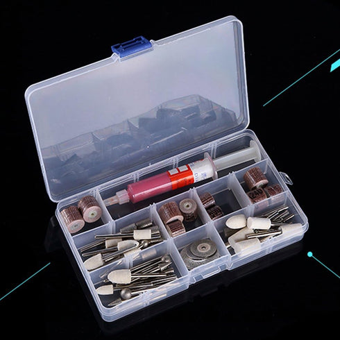 52pcs Diamond Mounted Burr Sets for Jade/Stone/Jewelry Making, Engraving, Polishing and Buffing Fit Dremel Rotary Tools...