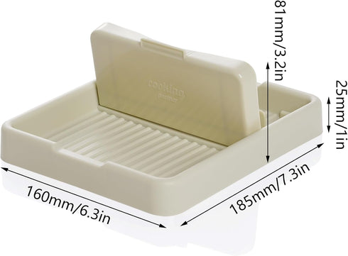 2 Pcs Spoon Holder for Kitchen Counter, Spoon Rest Holder for Stove Top, Spoon Rest with Lid Holder, Cooking Spoon Holder, Spatula Holder for Coun...
