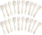 20pcs Caviar Spoons Shell Spoons Mother of Pearl Spoons Mask Spoontea Spoons Dessert Spoons Suitable for Caviar, Jam, Ice Cream, Restaurant, Desse...
