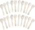 20pcs Caviar Spoons Shell Spoons Mother of Pearl Spoons Mask Spoontea Spoons Dessert Spoons Suitable for Caviar, Jam, Ice Cream, Restaurant, Desse...