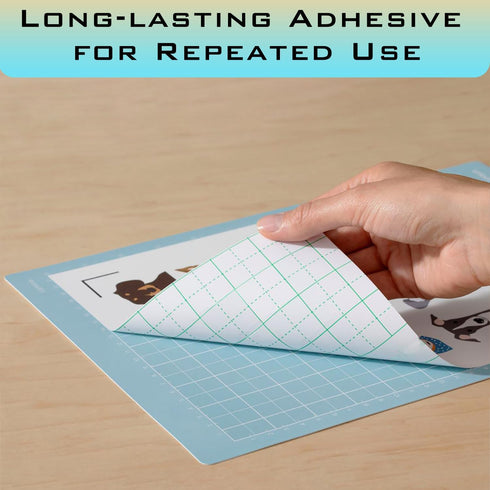 LOPASA Cutting Mat for Cricut Joy Xtra, 8.5x12 Standard Grip Cutting Mats Set, Joy Extra Accessories and Supplies Green Adheisive Mat (3 StandardG...