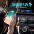 GemCoo USB C Car Charger, 80W PD36W&QC3.0 Fast Charging Car Charger Adapter Cigarette Lighter Charger Plug for iPhone 14 13 12 11, iPad, Samsung G...