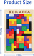 Wooden Blocks Puzzle Brain Teasers Toy?Wooden Puzzle Tangram,Cube 3D Puzzle for Kids?Puzzles for Kids Ages 2-8, Montessori Kids Educational Puzzle...