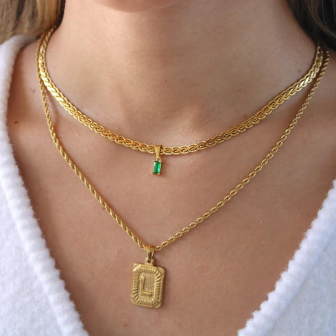 18K Gold Filled Vintage Choker Necklace Women Choker Necklace Waterproof Gold Gift for Women Necklace Jewelry Anti Tarnish Gemstone Zircon Necklac...