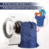 Washable Travel Laundry Bag with Drawstring (3 Pack), Large Dirty Clothes Bag Fit a Laundry Basket or Clothes Hamper, Enough to Hold 4 Loads of La...