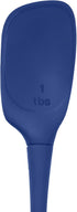 Tovolo Flex-Core All Silicone Spoon with Angled Head & Measuring Marking Perfect for Cooking & Baking, Heat-Resistant & BPA-Free, Dishwasher-Safe,...