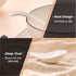 Porcelain Soup Spoons Set of 6, Ceramic Chinese Soup Spoons 6.6 Inch, Asian Soup Spoons, Japanese Ramen Spoons, White...