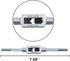 8pcs Metric Thread Machine Taps Set, Hand Screw Thread Plug Taps M3 M4 M5 M6 M8 M10 M12 with Adjustable Tap Wrench 1/16-1/2''...