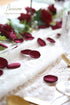 Floroom 300pcs Rose Petals Burgundy Faux Silk Flower Petals for Wedding Flower Girl Basket Aisle Scatter Dinner Table Centerpieces Party Confetti ...