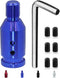 Shifter Knob Adapter M12x1.25 Shift Knob Adapter Aluminum Alloy Shifter Knob Adapter Kit for Most Non-Threaded Manual Transmission (Blue)...
