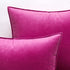 MIULEE Pack of 2 Decorative Velvet Throw Pillow Cover Soft Hot Pink Pillow Cover Soild Square Cushion Case for Spring Sofa Bedroom Car 18x 18 Inch...
