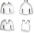 Fox Run Brands Ugly Sweater Cookie Cutter Set, Metallic...