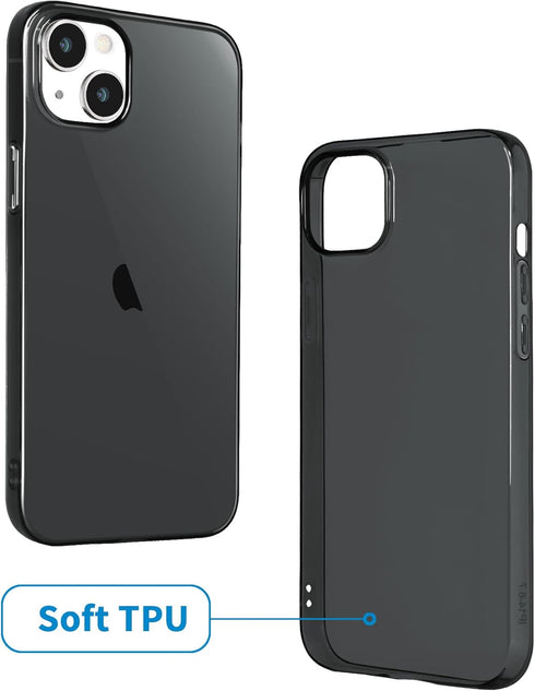 JJGoo Compatible with iPhone 14 Plus Case Clear, Transparent Soft Shockproof Protective Slim Thin Bumper Cover Phone Case for iPhone 14 Plus - 6.7...