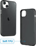 JJGoo Compatible with iPhone 14 Plus Case Clear, Transparent Soft Shockproof Protective Slim Thin Bumper Cover Phone Case for iPhone 14 Plus - 6.7...
