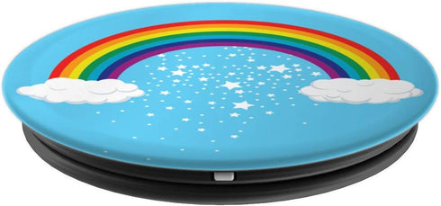 Rainbow Pop Phone Grip For Smartphones & Tablets PopSockets PopGrip: Swappable Grip for Phones & Tablets PopSockets Adhesive PopGrip...