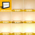 AUXTINGS 30W LED Flood Lights Outdoor Security Lights 3000LM Outside Lamp 4000K Warm White Spot Light Exterior Lighting for Yard Backyard House Co...