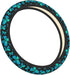 Butterfly Turquoise Green Steering Wheel Cover for Women Men Girls Car Accessories Decor Anti-Slip Neoprene Auto Steering Wheel Covers Protector U...