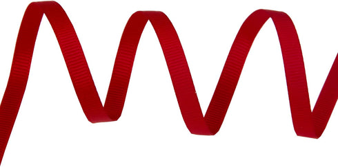 VATIN Red Grosgrain Ribbon, 1/4" x Continuous 50 Yards, Red Polyester Grosgrain Ribbon,Use for Bows DIY Hair Accessories, Gift Wrapping, Craft and...