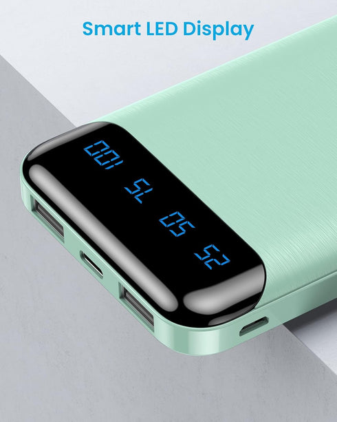 Portable Charger, 10,000 mAh Power Bank, USB C in&Out Fast Charging Battery Pack Compatible with iPhone 15/15 Plus/15 Pro/15 Pro Max, iPhone 14/13...