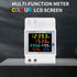 Single Phase Energy Meter Tester Din Rail Electricity Usage Monitor 6 in 1 Multimeter AC 40-300V 100A Voltage Current Voltmeter Ammeter Watt Kwh F...