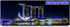 Marina Bay Sands Panoramic Fridge Magnet Singapore Travel Souvenir Design Based on Photo by Erwin Soo, License CC-by-SA 3.0...