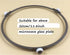Semetall Microwave Oven Glass Turntable Plate Roller Support Rotating Ring 2 Pack Outer Diameter 220mm/8.66" Microwave Replacement Accessories Par...