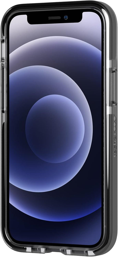 tech21 Evo Check Phone Case for Apple iPhone 12 and 12 Pro 5G with 12 ft Drop Protection, Smokey/Black T21-8373...