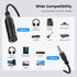 MOSWAG 1/4 to 3.5mm Adapter?1/4 inch Female to 3.5mm Male Adapter?3.5mm Male to 6.35mm Female Headphone Adapter, 1/4" Female to 1/8" Male Audio Ad...