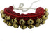NEW Red Classical Dancing Indian Ethnic Ghungroo Anklet Women Jewellery 2 MRS,6.19...