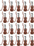 LUOZZY 40 Pcs Miniature Violin Model Tiny Violin Musical Instrument Dollhouse Mini Furniture Christmas Decoration...