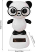 Black and White Solar Dancing Panda Bear Tiger - Shaking Dancing, Car Dashboard Ornament, Dancing Animal Figurine for Car Interior Home Desk Decor...