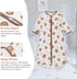 Long Sleeve Sleep Sack, 100% Cotton Baby Sleeping Bag 0-18 Months Baby Wearable Blanket Super Soft Temp Regulating Premium Infant Toddler Kids Sle...