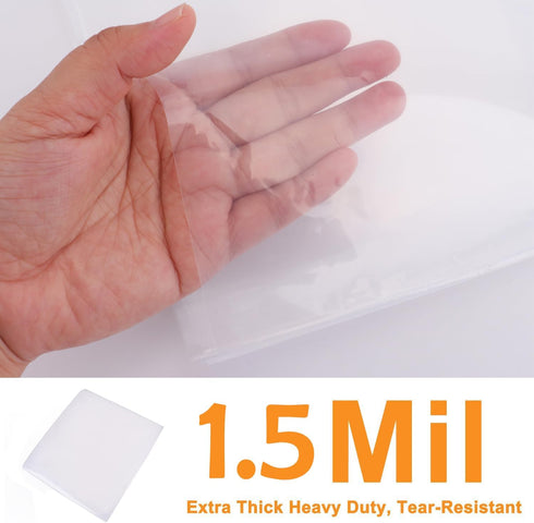 Mattress Bags for Moving 1.5 Mil Mattress Storage Bag Twin or Full Size 1 Pack - Heavy Duty Thick Plastic Wrap Mattress Protector Long-Term Storag...