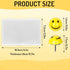 Whaline 50Pcs Resin Happy Face Push Pins Smile Face Decorative Thumb Tacks Cute Yellow Cork Board Thumbtacks for Bulletin Board Photo Wall Decor O...
