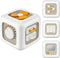 Ponpon Busy Cube for Toddlers, 6 in 1 Activity Cube for Children, Travel Toys for Toddlers for Fine Motor Skill Learning, Educational Birthday Gif...