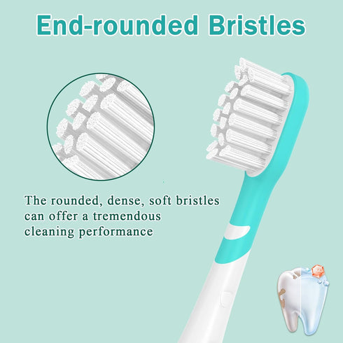 Kids Toothbrush Heads Compatible with Electric Philips Sonicare Handle 6032/94 6321 6340 6042 6320 6330, Replacement Heads Compact for Child 3-7 Y...