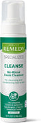 Medline Remedy Specialized No-Rinse Foam Cleanser, Gentle Skincare Solution, 8 oz. Bottle...