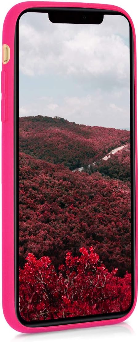 kwmobile Case Compatible with Apple iPhone 11 Case - Soft Slim Protective TPU Silicone Cover - Neon Pink...