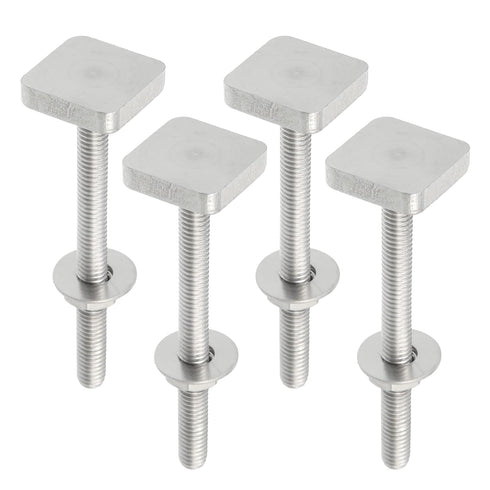 Car Roof Rack T Shaped Slot Bolt M6 W/Nuts Washer T Shaped Track Bolts Roof Rack Cargo Carrier Bolt Accessories Stainless Steel (Pack of 4)...