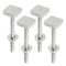 Car Roof Rack T Shaped Slot Bolt M6 W/Nuts Washer T Shaped Track Bolts Roof Rack Cargo Carrier Bolt Accessories Stainless Steel (Pack of 4)...
