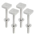 Car Roof Rack T Shaped Slot Bolt M6 W/Nuts Washer T Shaped Track Bolts Roof Rack Cargo Carrier Bolt Accessories Stainless Steel (Pack of 4)...