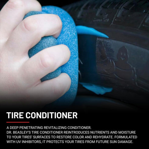 Dr. Beasley's Tire Conditioner 8 fl oz - Keeps Tires Looking New, Prevents Fading & Cracking, Resists UV, Restores Moisture & Color, Control Level...