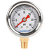 Glycerin Filled Pressure Gauge with 304 Stainless Steel Case, 1-1/2" Dial Size, 0-30Psi, High Accuracy, 1/8"NPT Center Lower Mount...